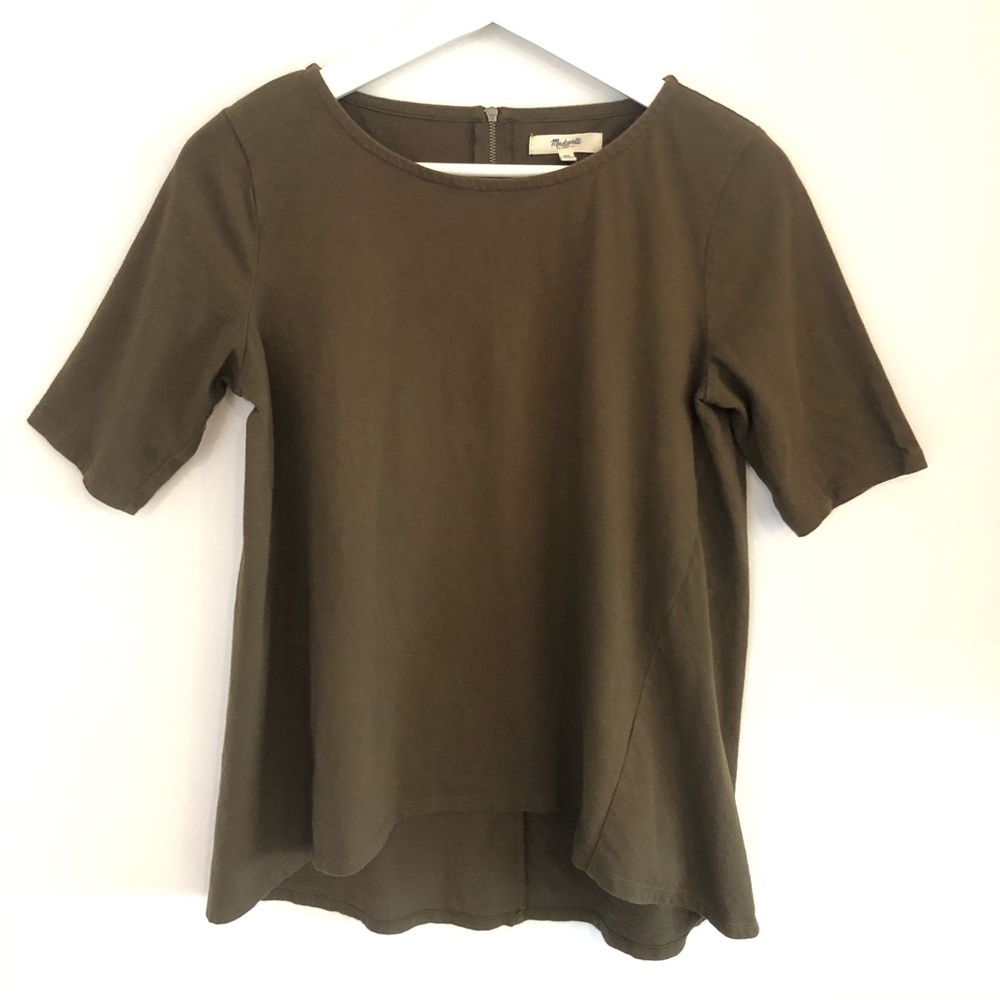 Madewell T-Shirt with Zipper